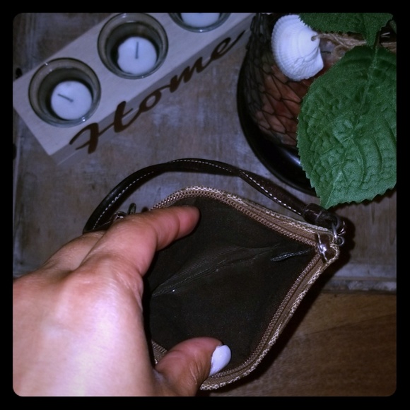 Vintage Coach Brown Wristlet - Picture 4 of 4